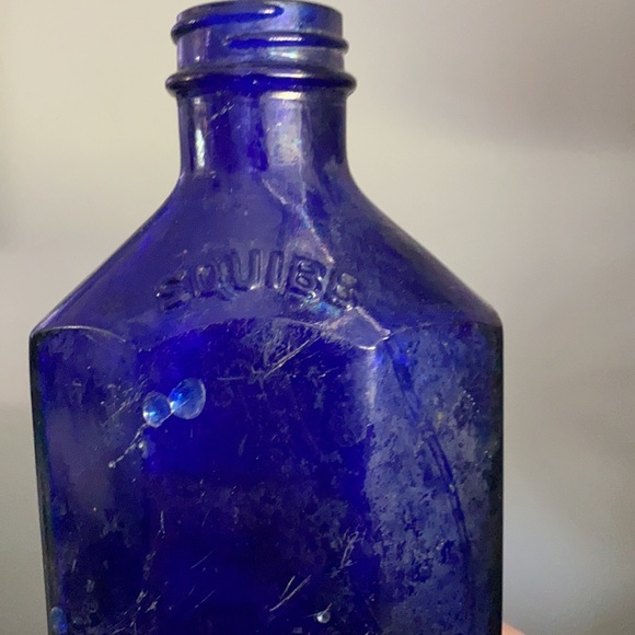 Vintage SQUIBB oval octagon shaped bottle. - Picture 7 of 11